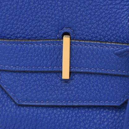 Hermes Togo Birkin 35 Bleu Electrique 22 of 32