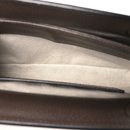 Gucci Monogram Jumbo GG Textured Dollar Calfskin Web Small Ophidia Chain Shoulder Bag Camel Ebony New Acero 5 of 10
