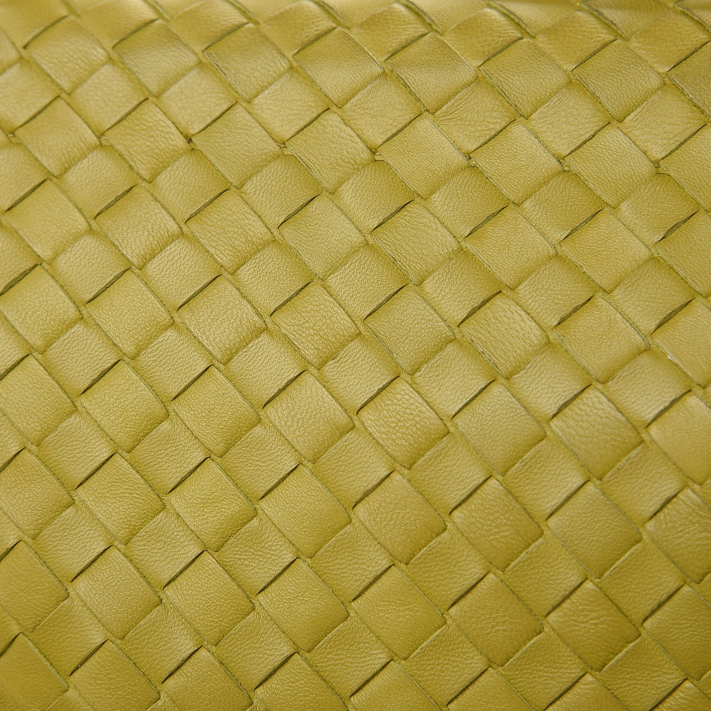 Nappa Intrecciato Small Olimpia Shoulder Bag Chartreuse