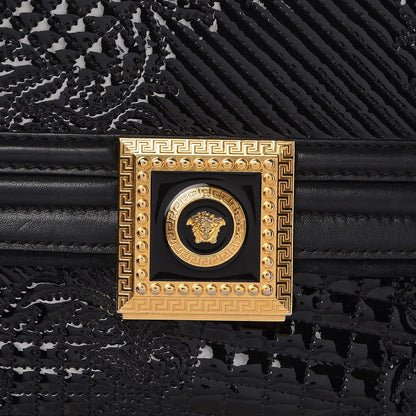 Versace Patent Vanitas Shoulder Bag Black 7 of 12