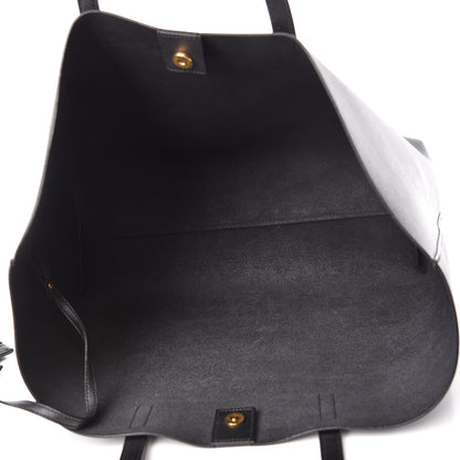 Saint Laurent Calfskin Large Shopping Tote Black 6 of 14