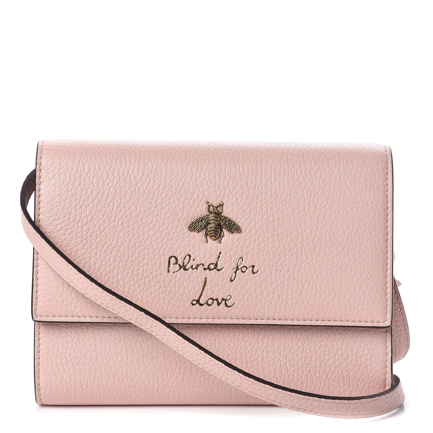 Calfskin Blind For Love Crossbody Pink