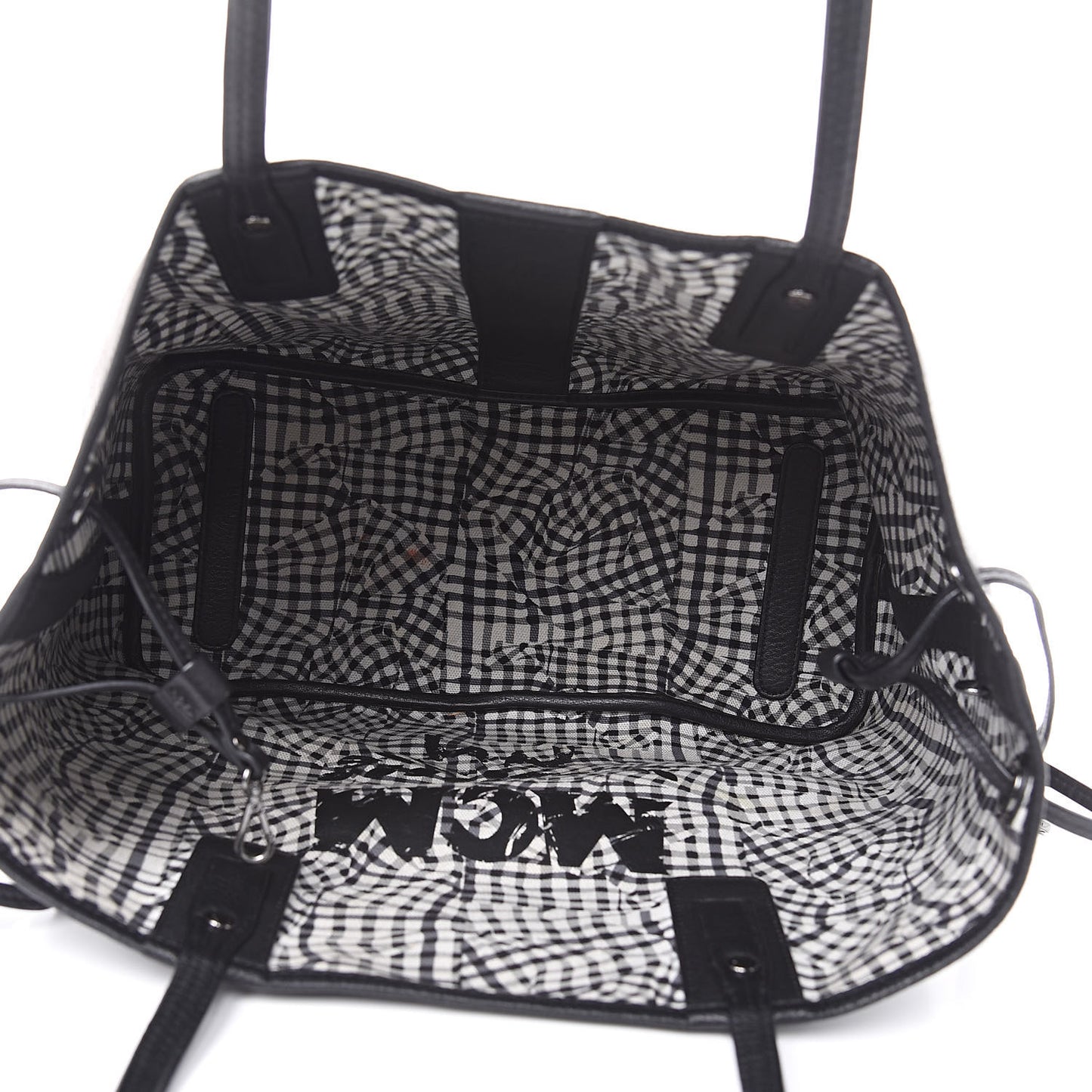 Visetos Medium Liz Reversible Shopper Tote Black