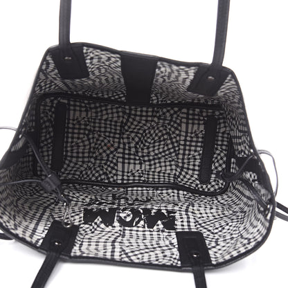 MCM Visetos Medium Liz Reversible Shopper Tote Black 9 of 22