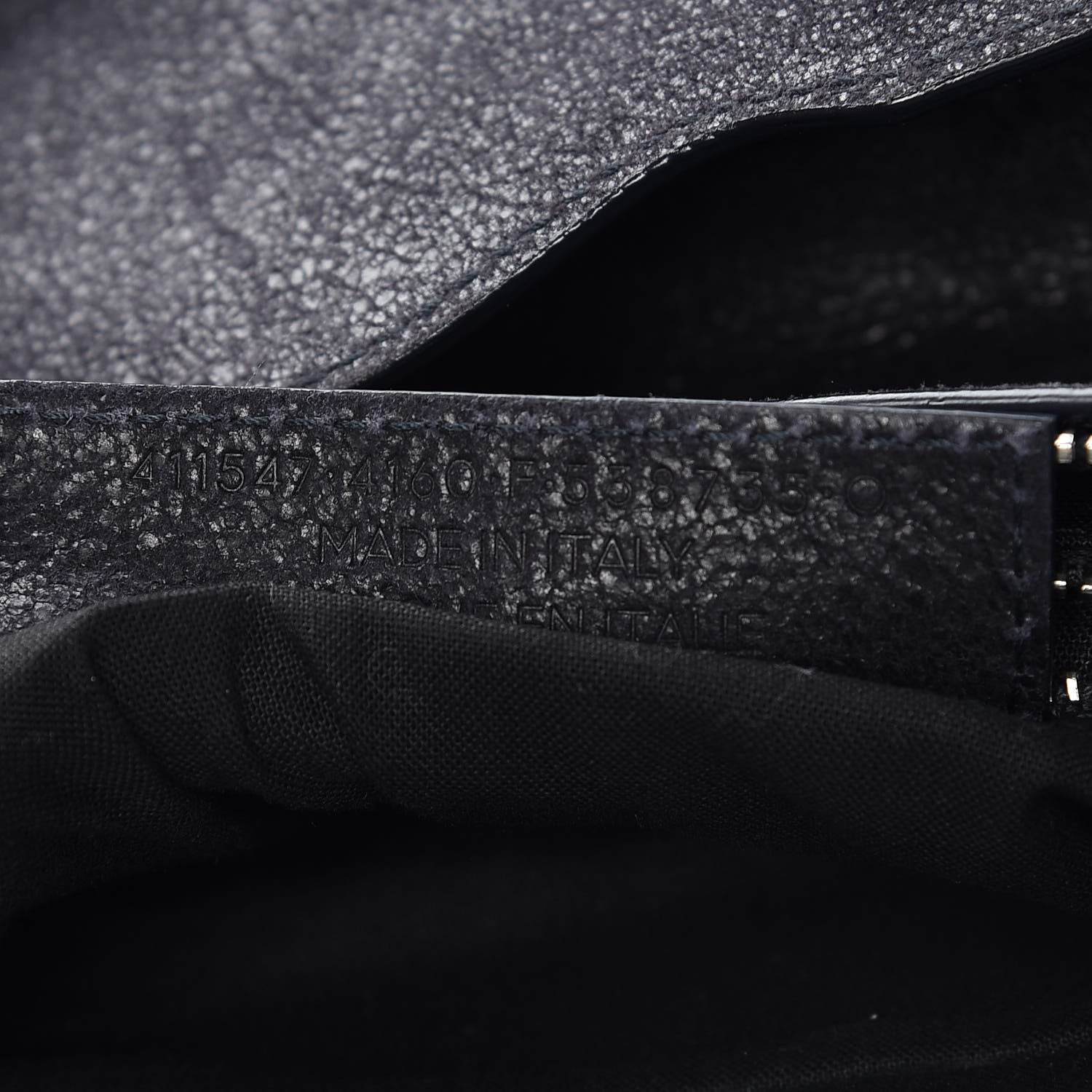 Balenciaga Craquele Calfskin First Bleu Obscur 7 of 15