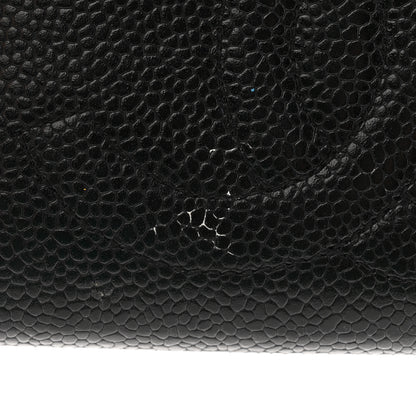 Chanel Caviar Timeless CC Compact French Wallet Black 13 of 15