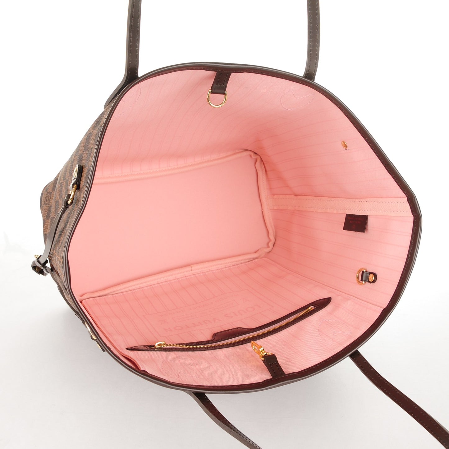 Damier Ebene Neo Neverfull MM Rose Ballerine
