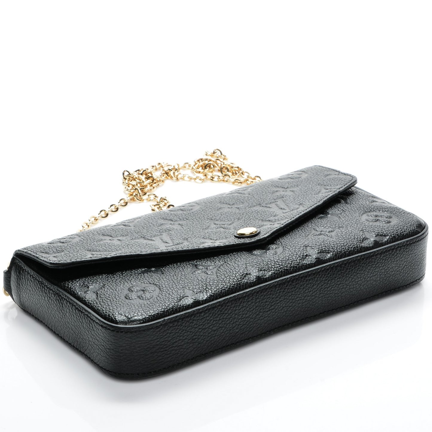 Empreinte Pochette Felicie Chain Wallet Black