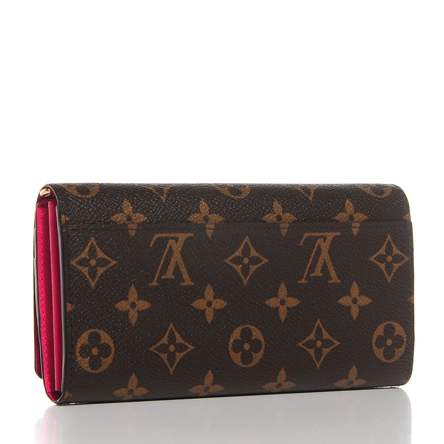 Louis Vuitton Monogram 2015 Christmas Animation Sarah Wallet Hibiscus 3 of 6