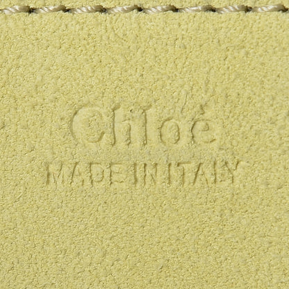 Chloe Suede Smooth Calfskin Mini Drew Shoulder Bag Lemonade 8 of 10
