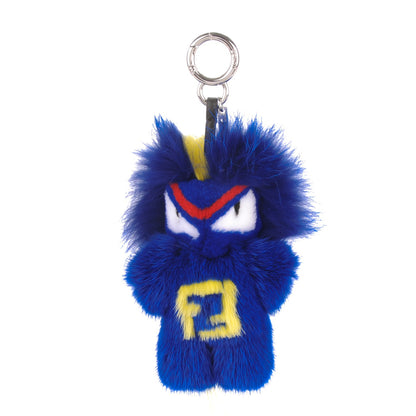 Fendi Mink Fur Fendirumi Bug-Kun Monster Bag Bug Charm Pacific Fluo Yellow 1 of 5