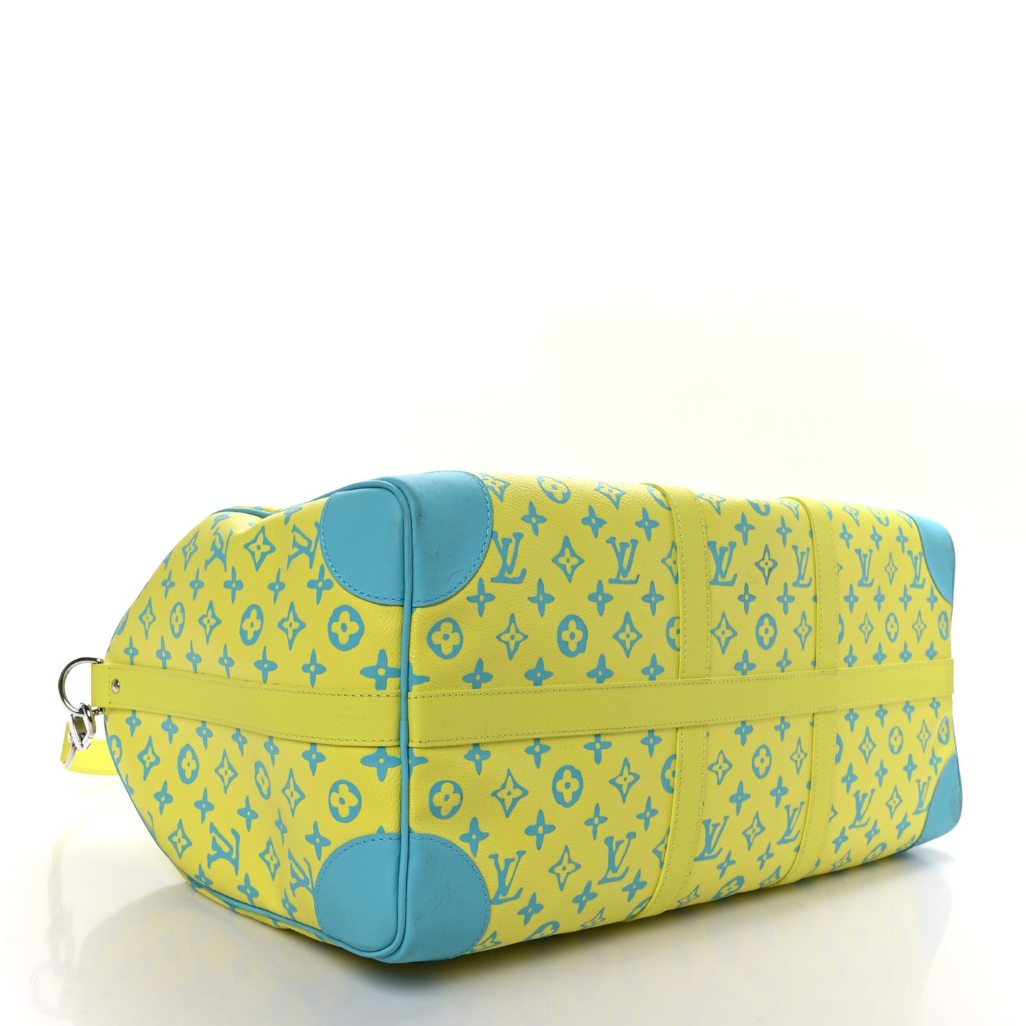 Monogram Playground Keepall Bandouliere 50 Lime