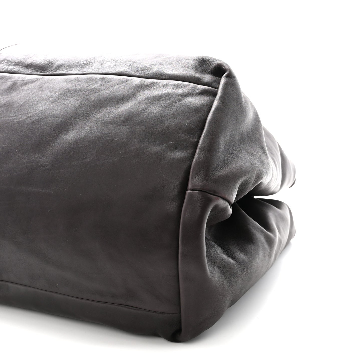 Nappa Elio Bourse Bag Wood Brown