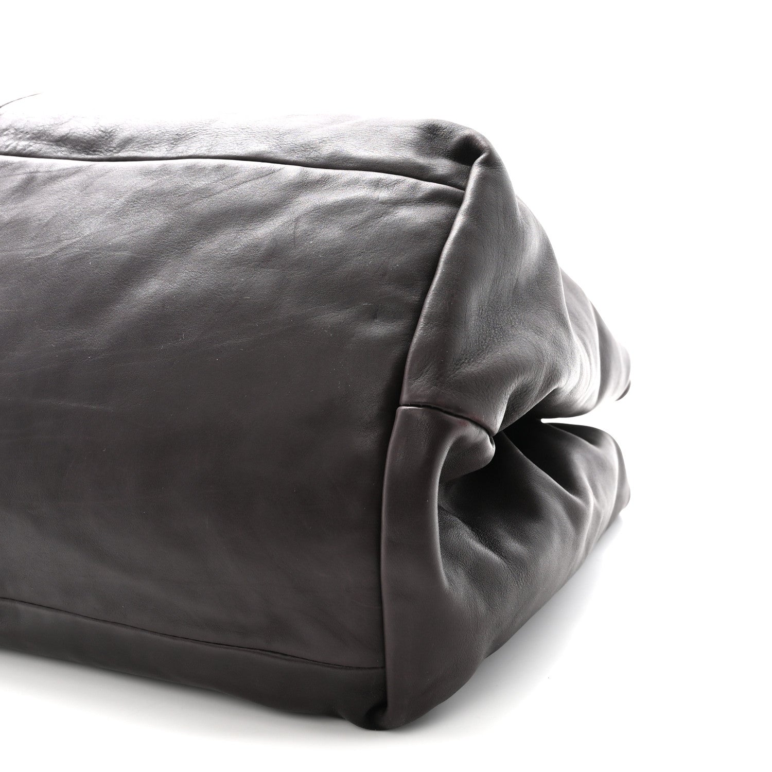 The Row Nappa Elio Bourse Bag Wood Brown 9 of 9