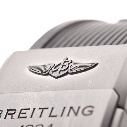 Breitling Black Steel Rubber 43mm Navitimer Cosmonaute Chronograph Automatic Watch Black MB0210B6 11 of 13