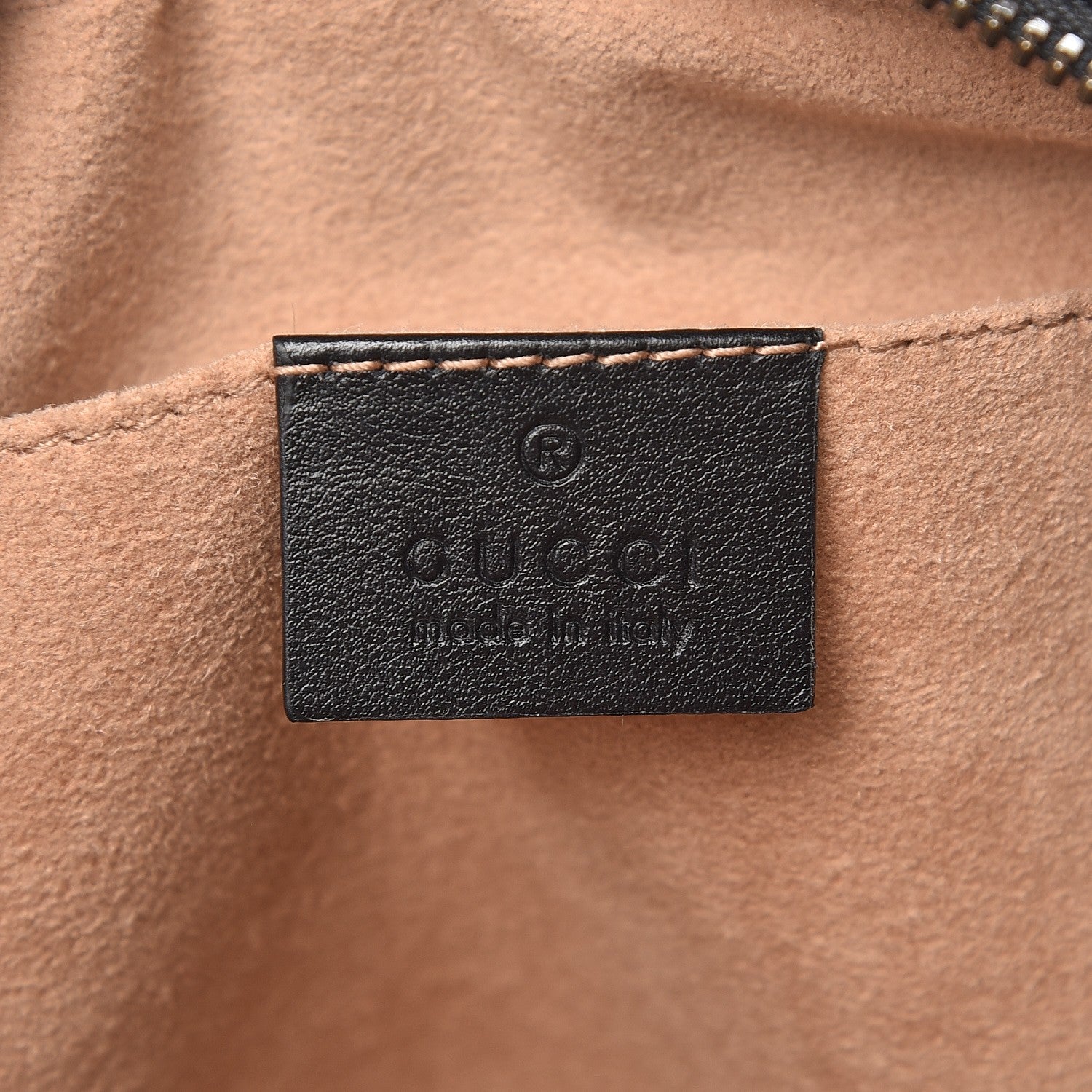 Gucci Calfskin Matelasse Small GG Marmont Chain Shoulder Bag Black 6 of 8