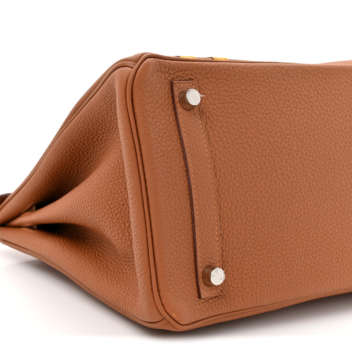Togo Swift Officier Birkin 30 Gold Ambre