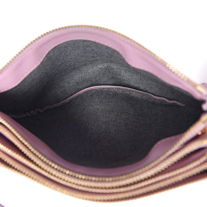 Celine Lambskin Small Trio Crossbody Bag Antique Rose 5 of 19