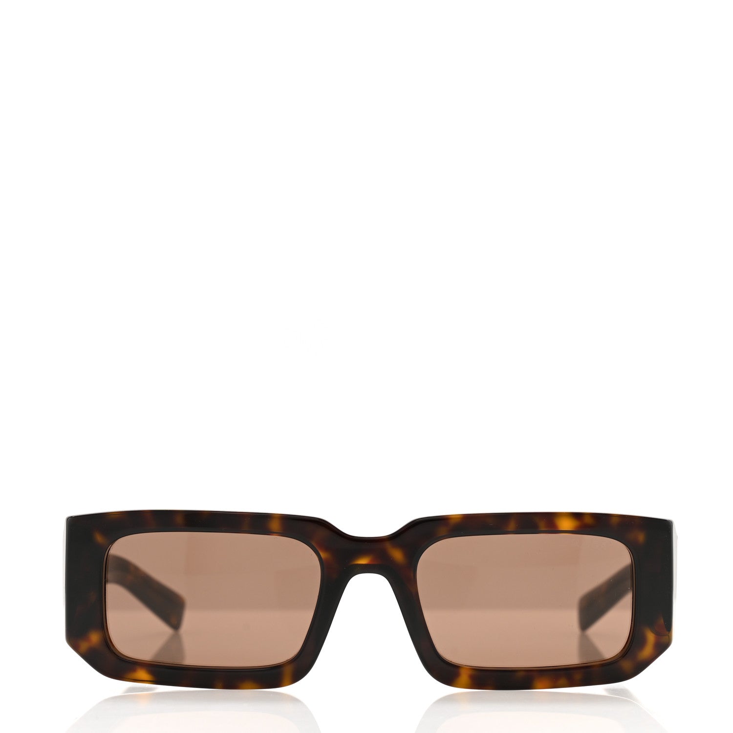 Prada Acetate Symbole Sunglasses SPR 06Y Havana 2 of 8