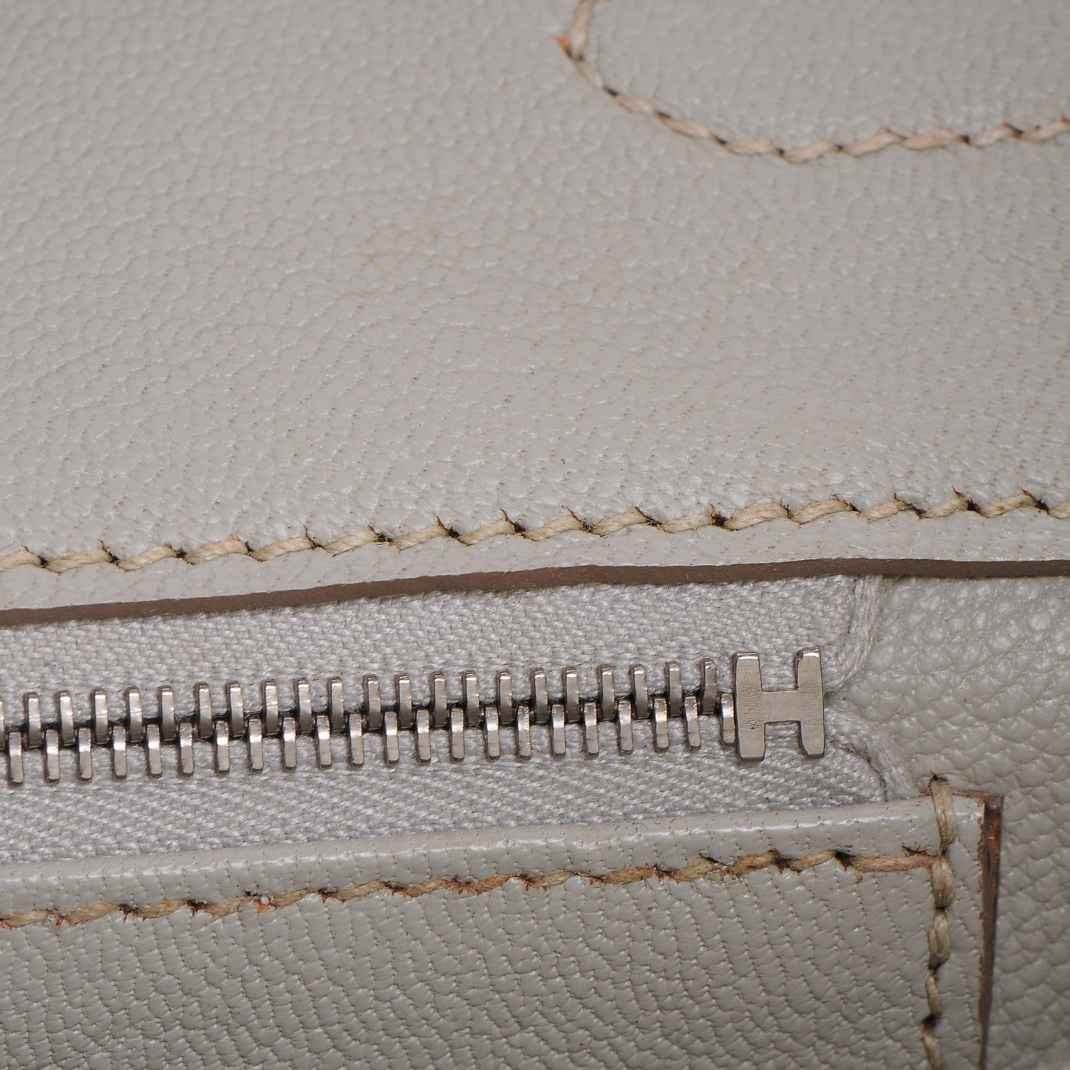Hermes Taurillon Clemence Birkin 35 Gris Perle 11 of 25