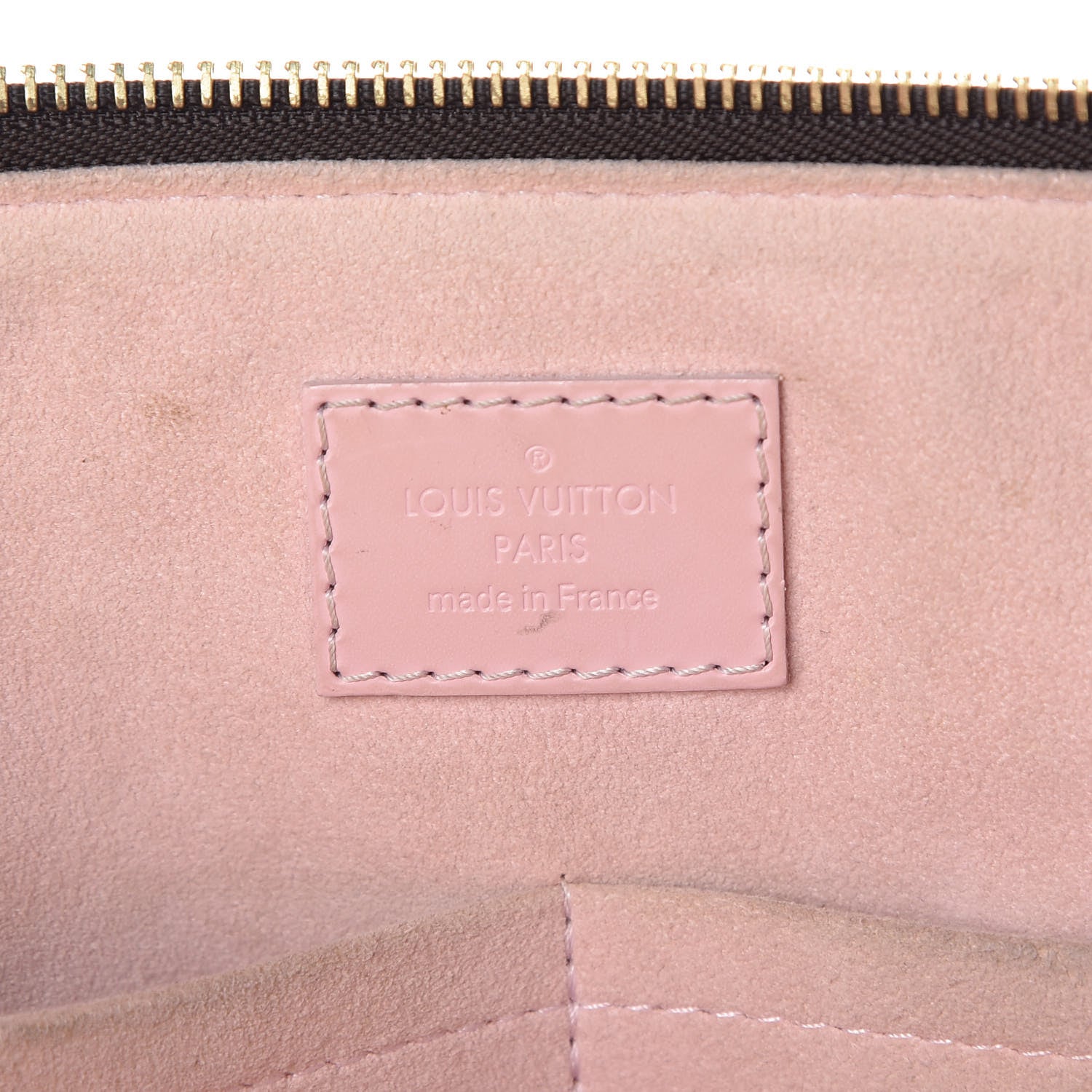Louis Vuitton Damier Ebene Caissa Tote PM Rose Ballerine 6 of 12