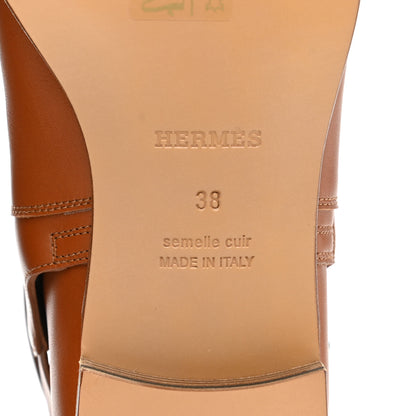 Hermes Calfskin Neo Low Boots 36 Natural 6 of 9