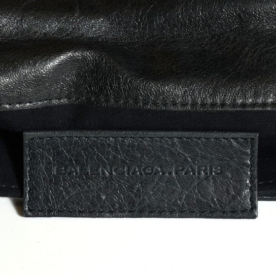 Agneau Giant Brogues Hardware Envelope Clutch Anthracite