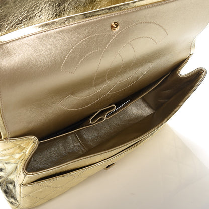 Chanel Metallic Aged Calfskin Quilted 2.55 Reissue 227 Flap Gold 5 of 9