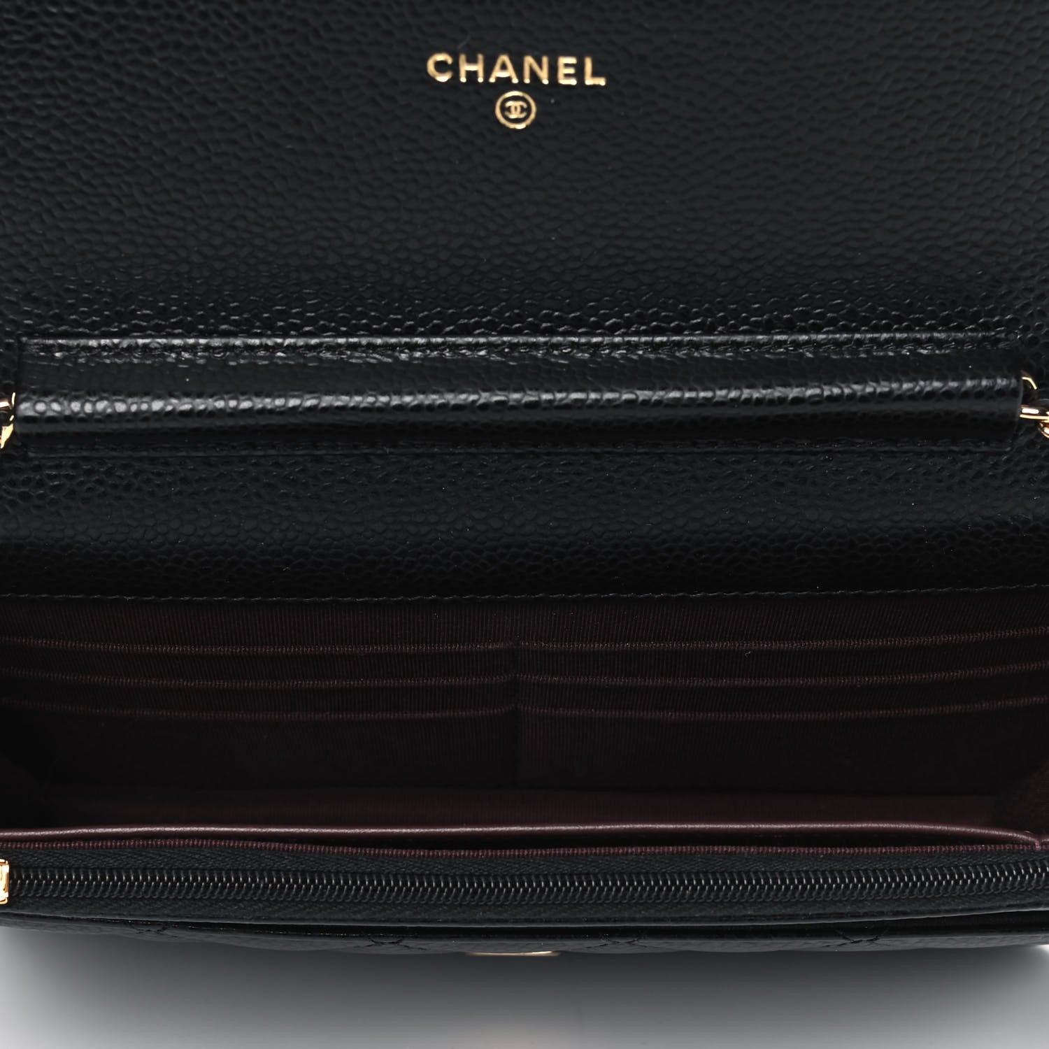 Chanel Caviar Quilted Wallet On Chain WOC Black 3 of 3