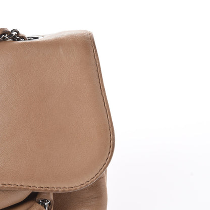 Chanel Lambskin Chain Flap Beige 13 of 20