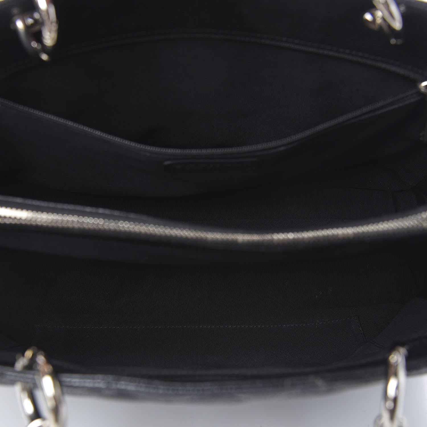 Chanel Caviar Quilted Grand Shopping Tote GST Black 4 of 11