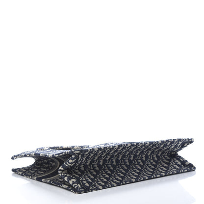 Christian Dior Oblique Book Tote Blue Multicolor 4 of 10