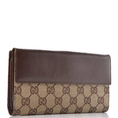 Gucci Monogram Calfskin Blake Continental Wallet Dark Brown 3 of 12