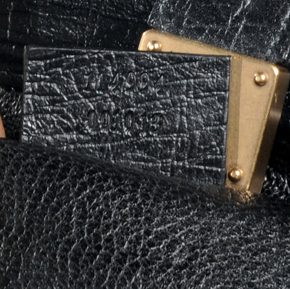 Gucci Calf Hair Calfskin Mini Bamboo Bullet Black 8 of 8
