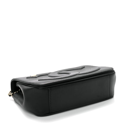 Chanel Lambskin CC Mania Flap Bag Black 4 of 9