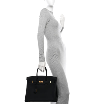 Hermes Togo Birkin 35 Black 2 of 11