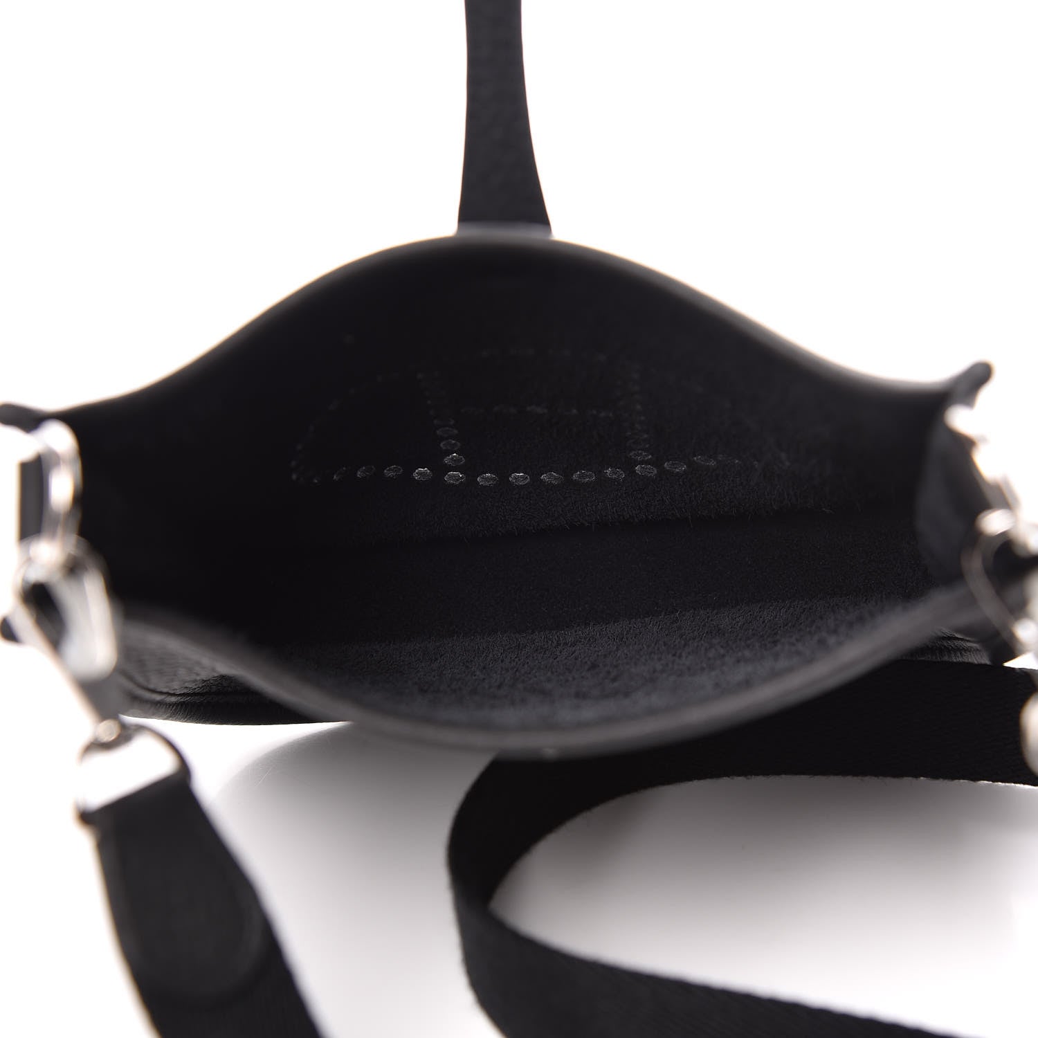 Hermes Taurillon Clemence Evelyne TPM Black 8 of 11