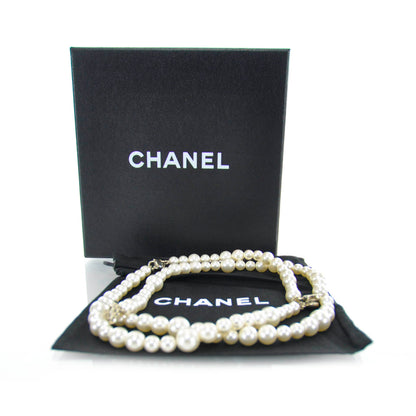 Chanel Crystal CC Pearl Necklace 6 of 6