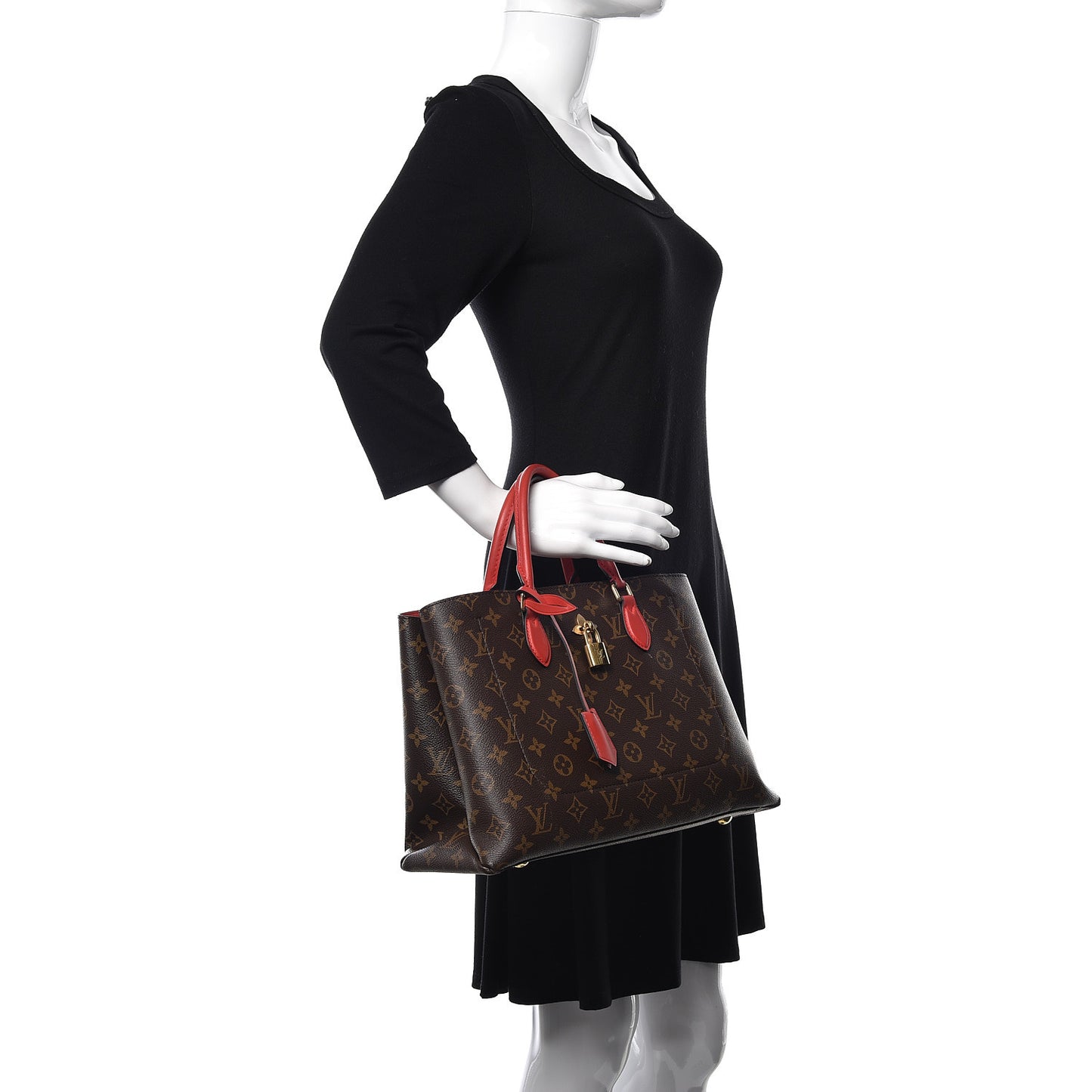 Monogram Flower Tote Coquelicot