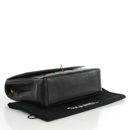 Chanel Lambskin Quilted Jumbo Single Flap Black 4 of 10