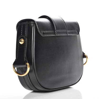Christian Dior Calfskin D Fence Saddle Bag Black 3 of 8