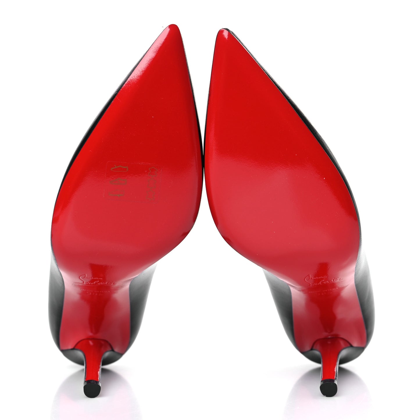 Shiny Nappa Apostrophy 100 Pumps 38.5 Black