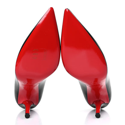 Christian Louboutin Shiny Nappa Apostrophy 100 Pumps 38.5 Black 6 of 9