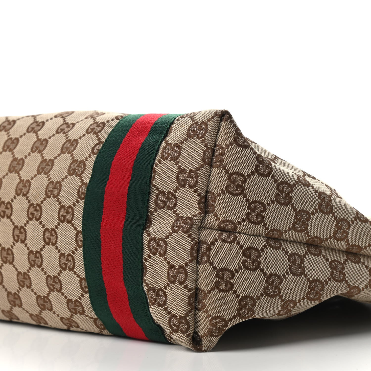 Gucci Monogram Web Large Jolie Tote Brown 9 of 10