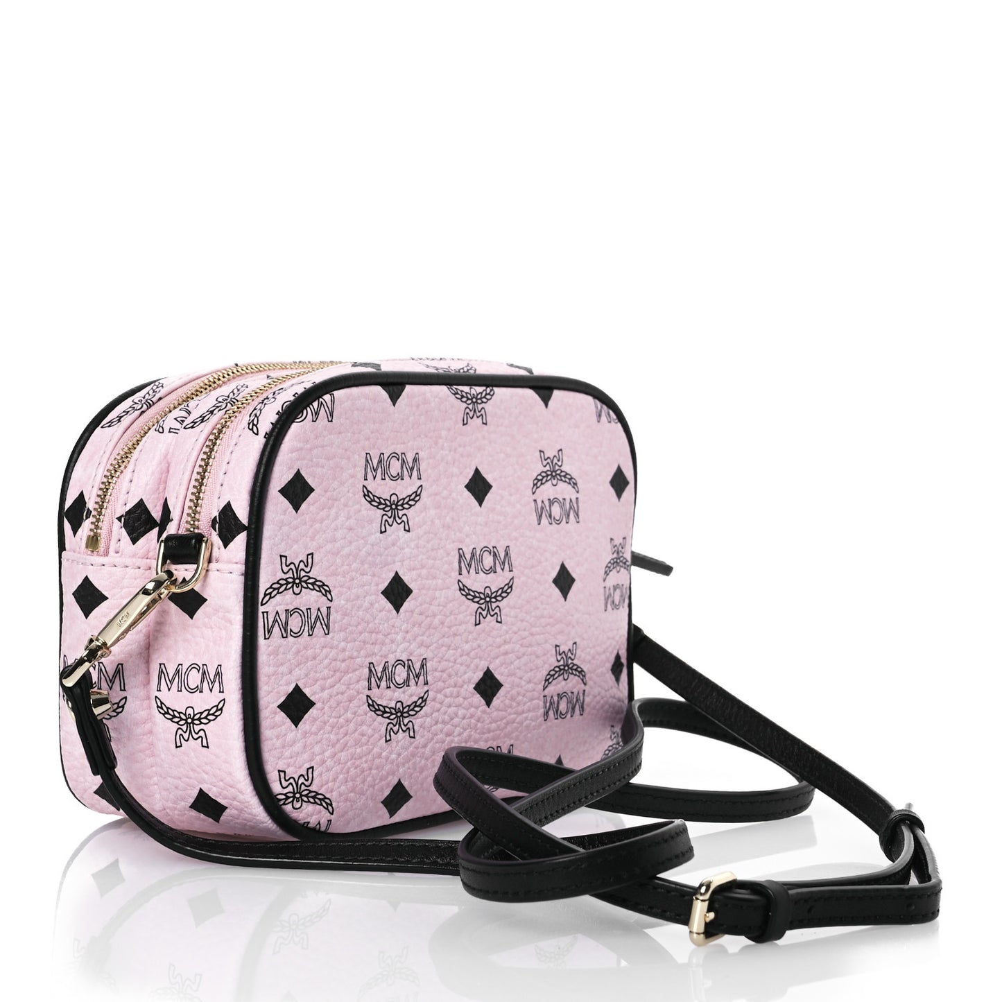 Visetos Mini Camera Crossbody Bag Light Pink