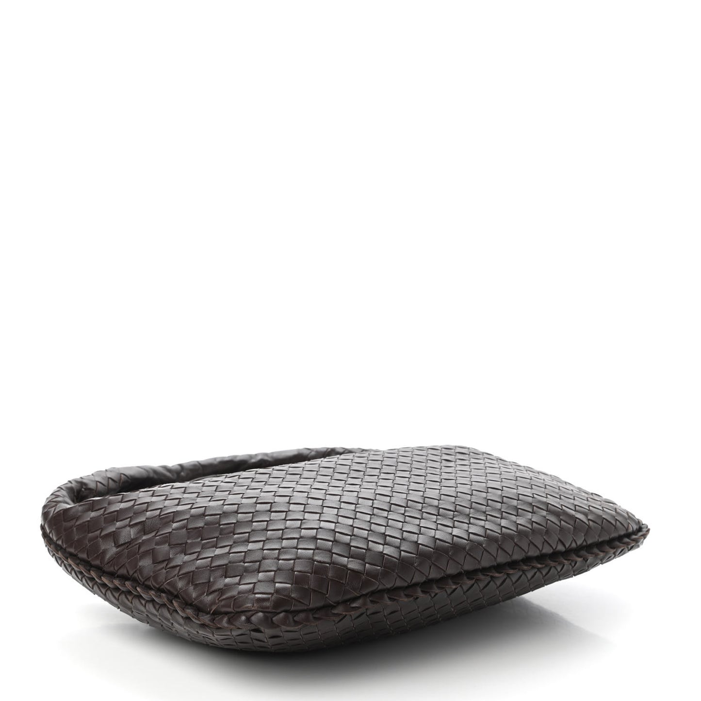 Nappa Intrecciato Medium Veneta Hobo Ebano