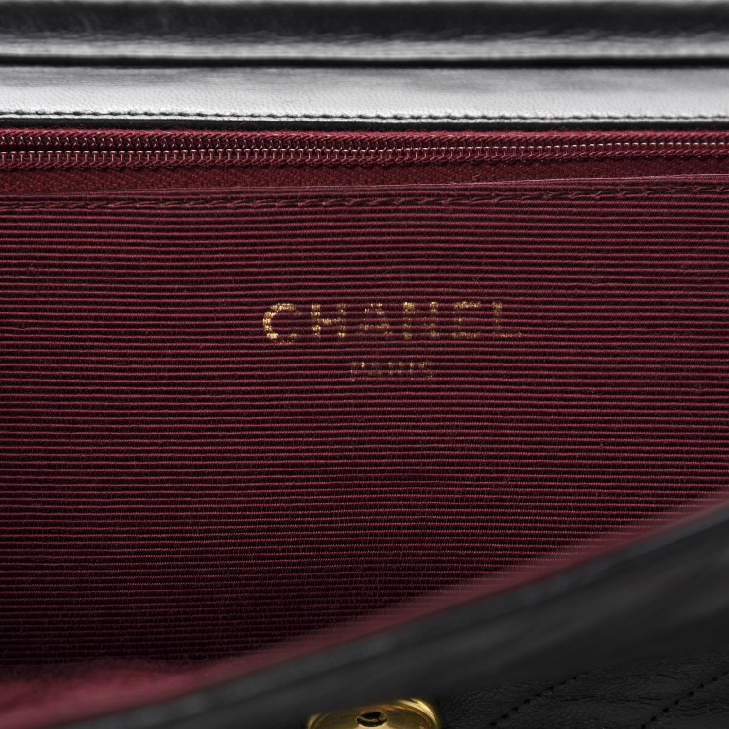 Chanel Lambskin Diagonal Quilted Small Single Flap Black 9 of 11