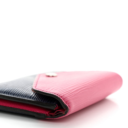 Louis Vuitton Epi Victorine Wallet Indigo Hot Pink 8 of 9