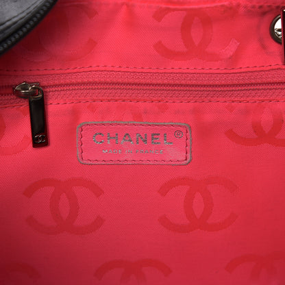 Chanel Calfskin Quilted Large Cambon Bowler Black 5 of 12