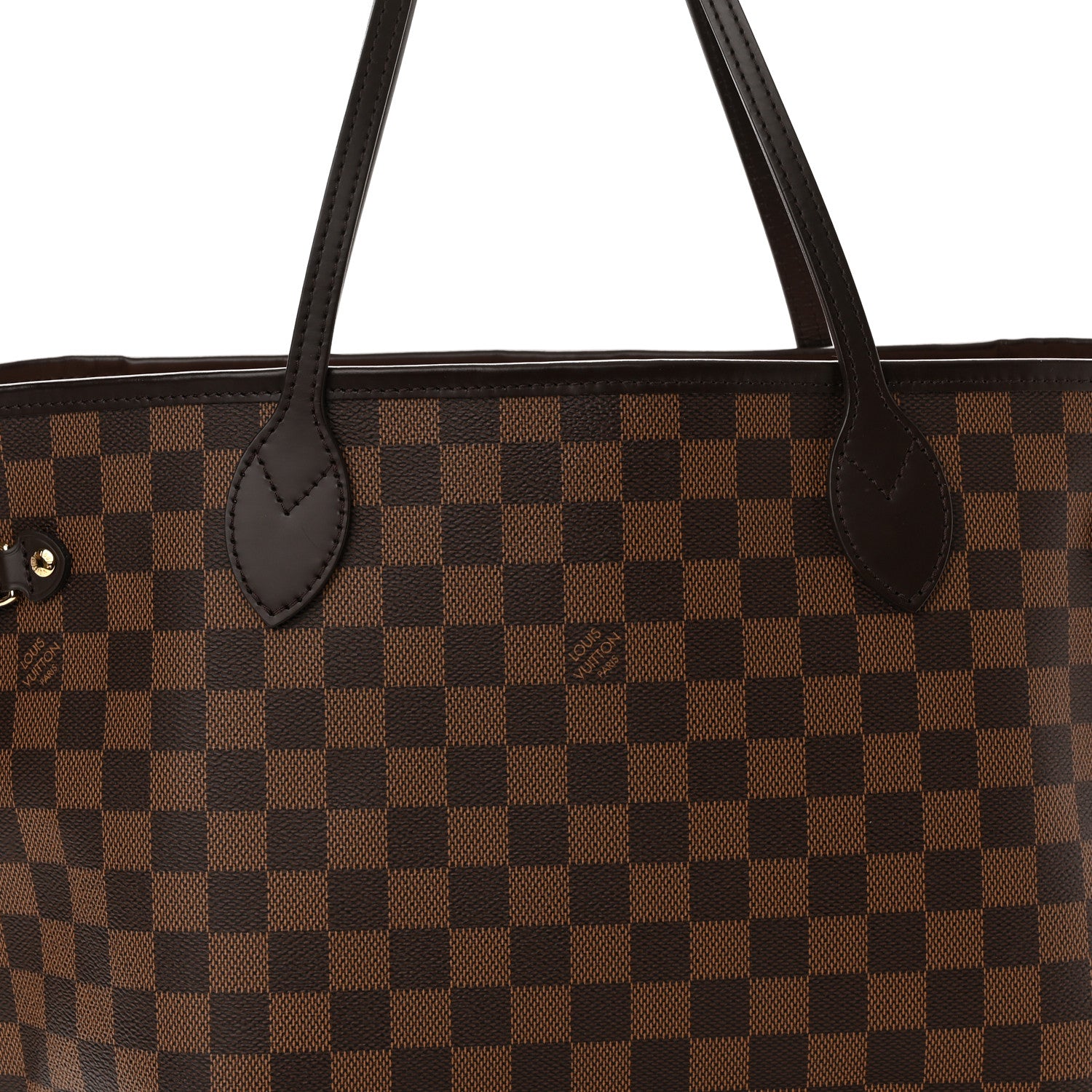 Louis Vuitton Damier Ebene Neo Neverfull MM Rose Ballerine 8 of 11